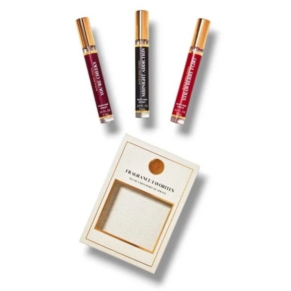 Bath & Body Works Luxuries Mini Perfume Spray Gift Set. Set Of 3